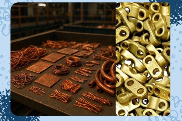 Yellow Honey Copper Scrap
